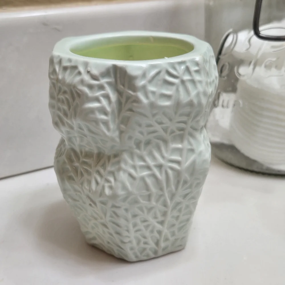 Anthropologie Seagrass & Cucumber Pastel Mint Green Candle